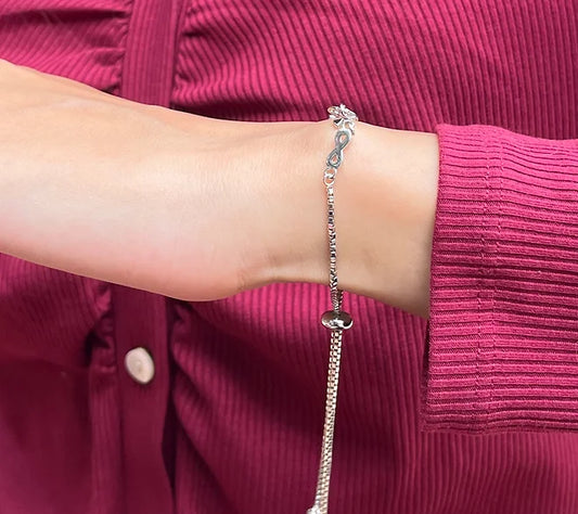 Modern Minimalist Silver Bracelet