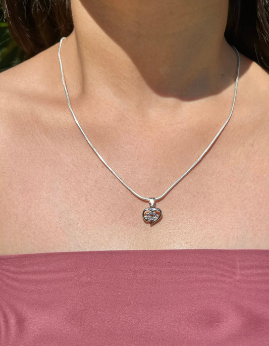 Sterling Silver Heart Necklace