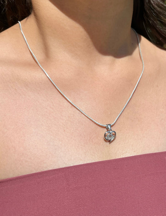 Sterling Silver Heart Necklace