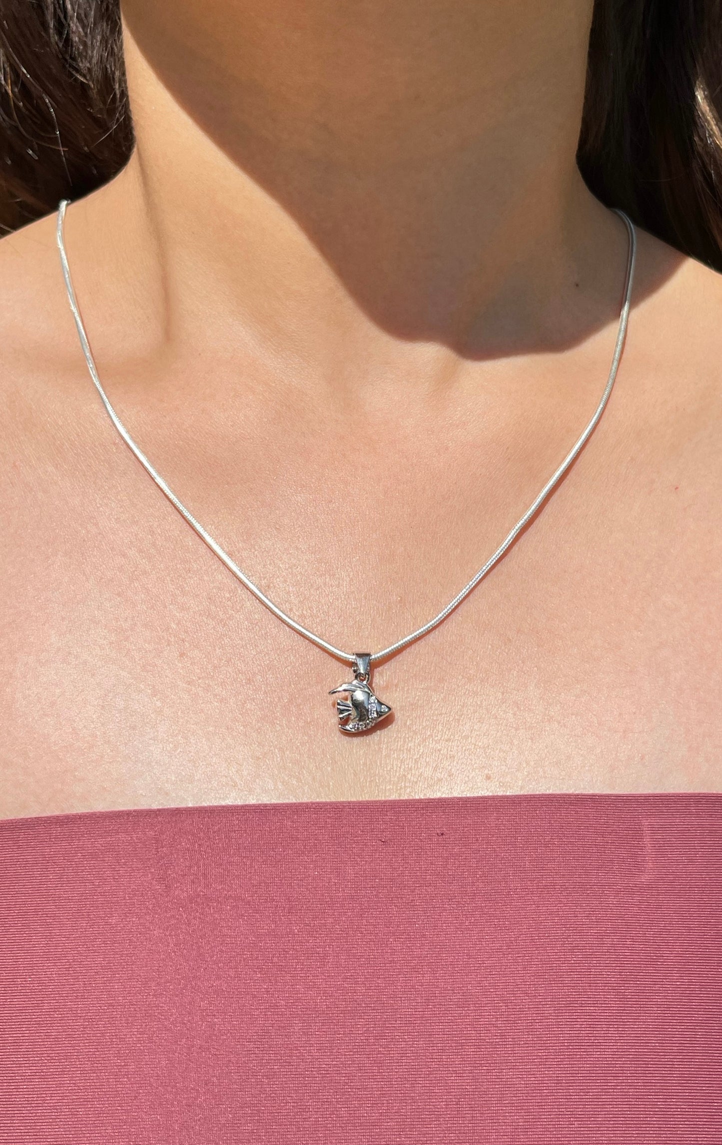 Celestial Silver Glow Necklace