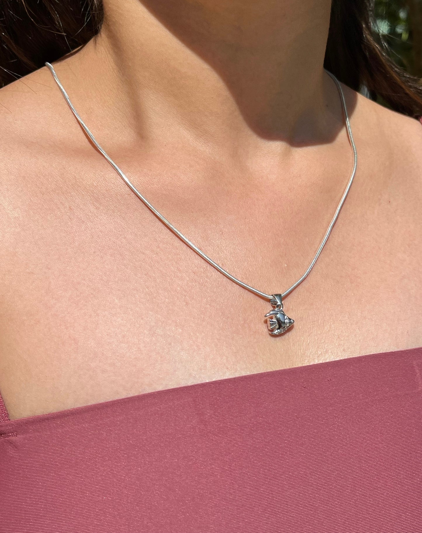 Celestial Silver Glow Necklace