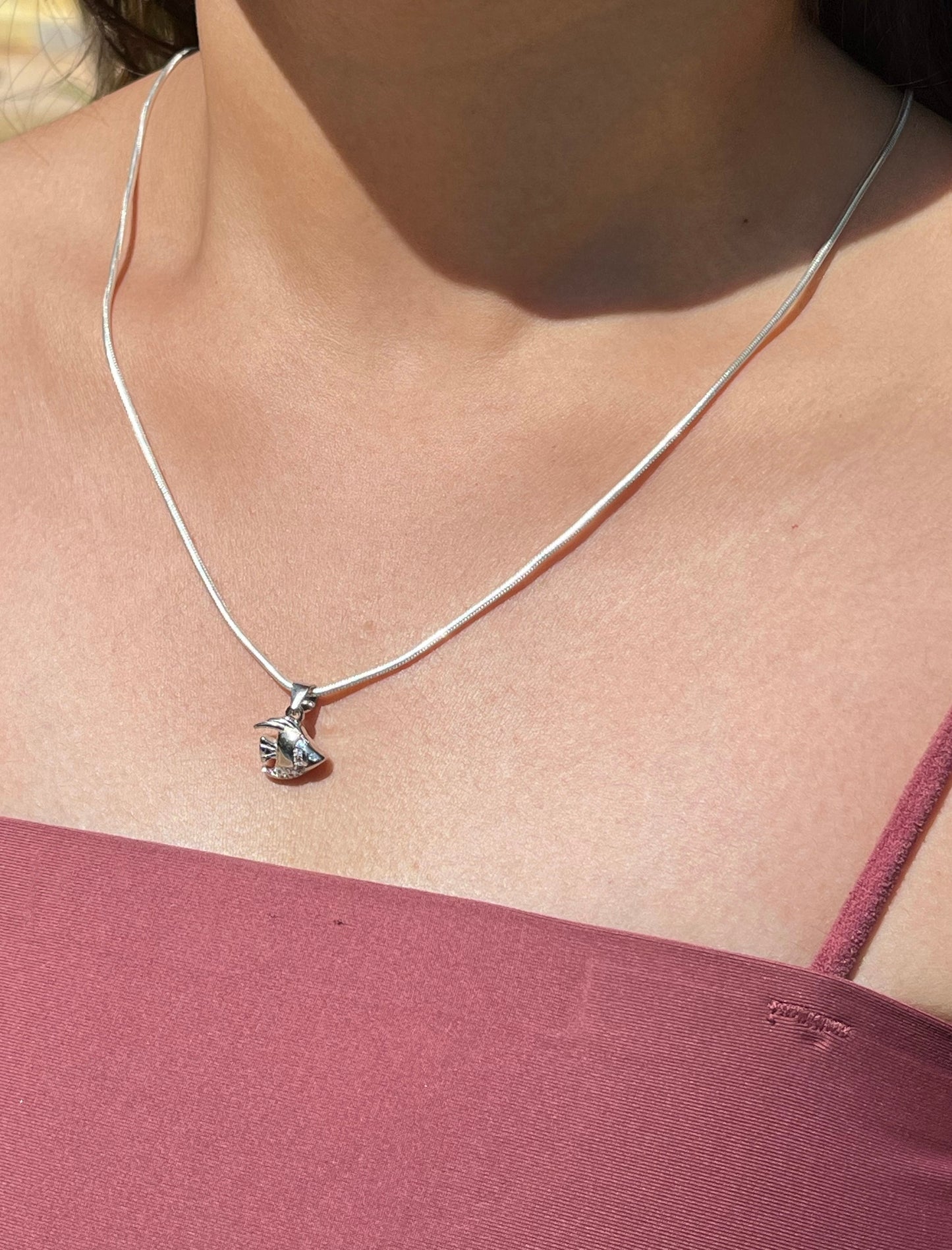Celestial Silver Glow Necklace