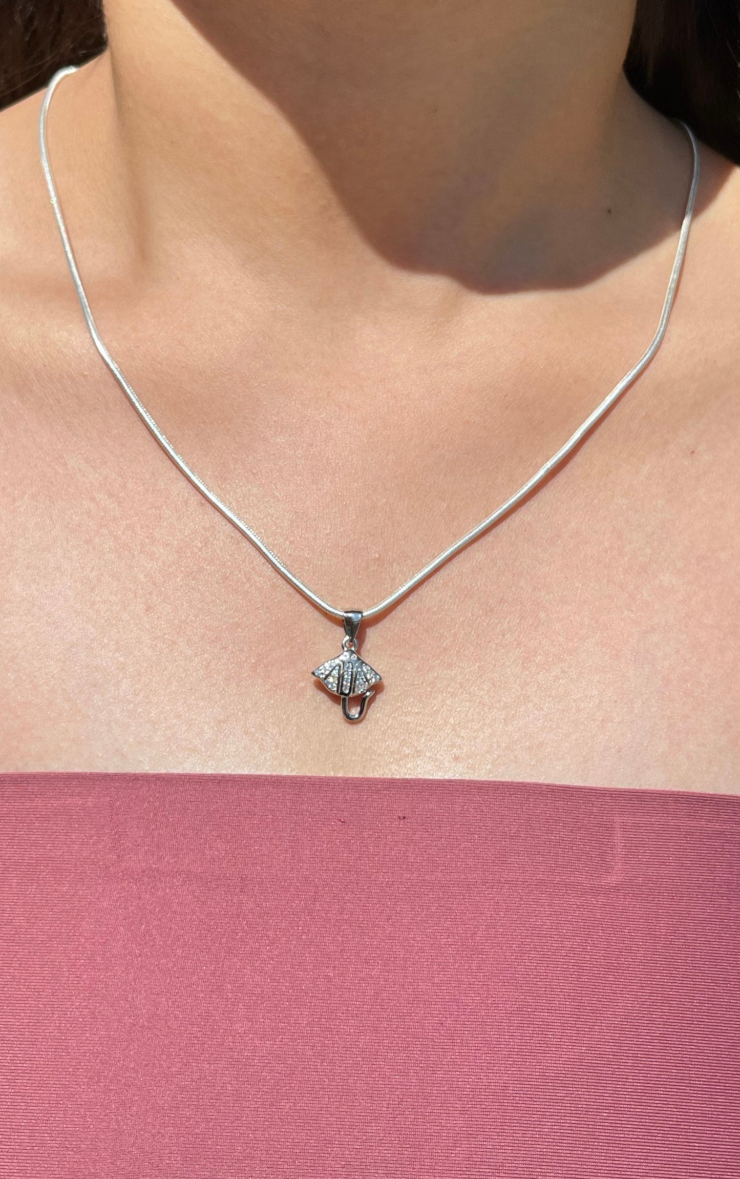 Vintage Lock Silver Necklace