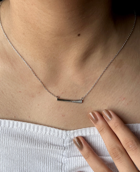Sleek Twist 925 Silver Chain