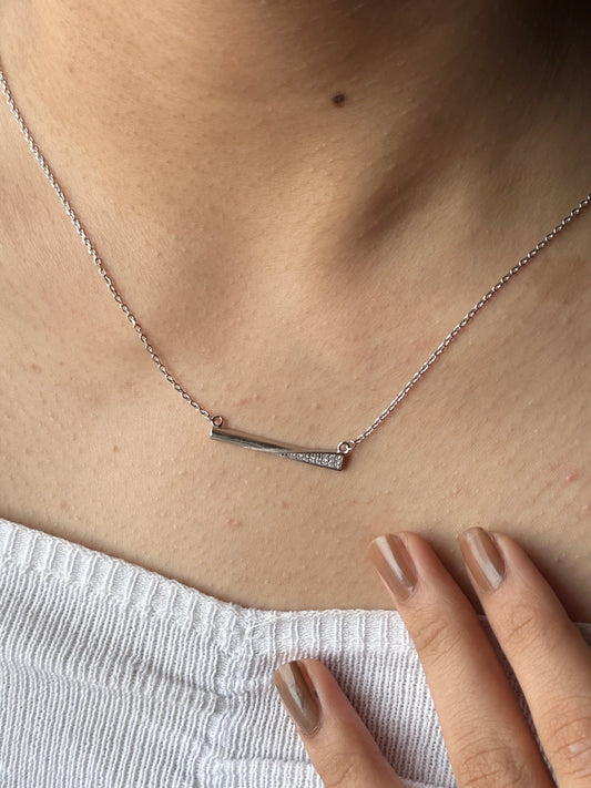 Sleek Twist 925 Silver Chain