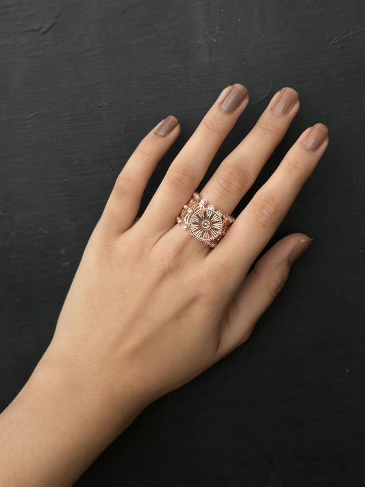 925 Silver Adjustable Rinlet (Ring+Bracelet)