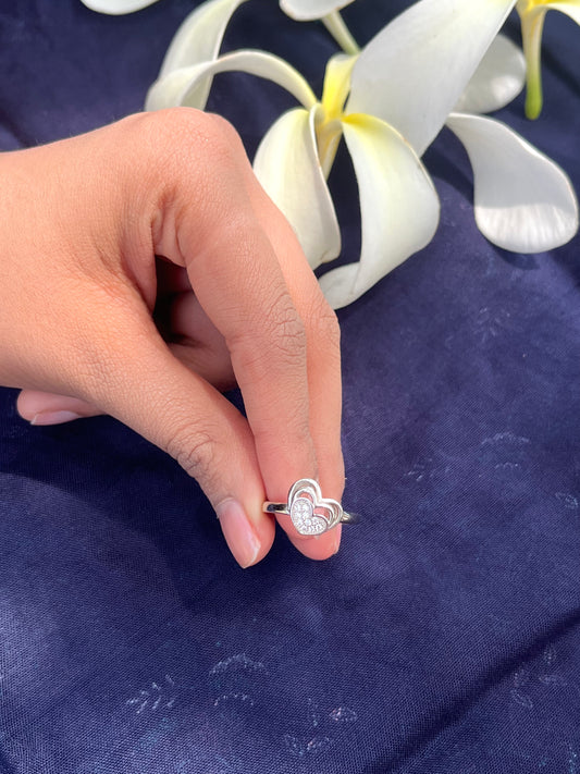 Forever Yours Silver Ring
