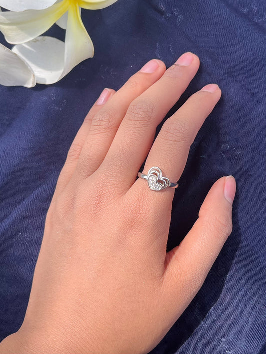 Forever Yours Silver Ring