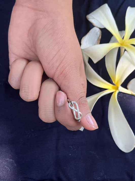 Infinity Grace Silver Ring