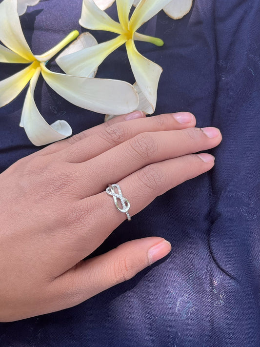 Infinity Grace Silver Ring