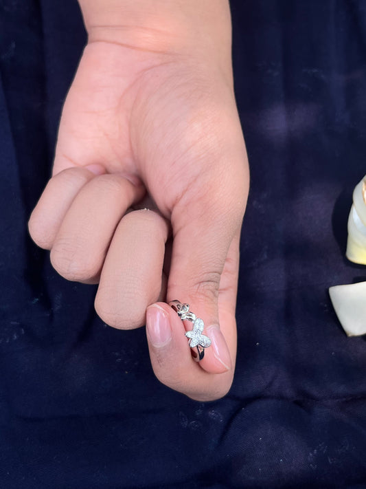 Eternal Flutter Silver Ring