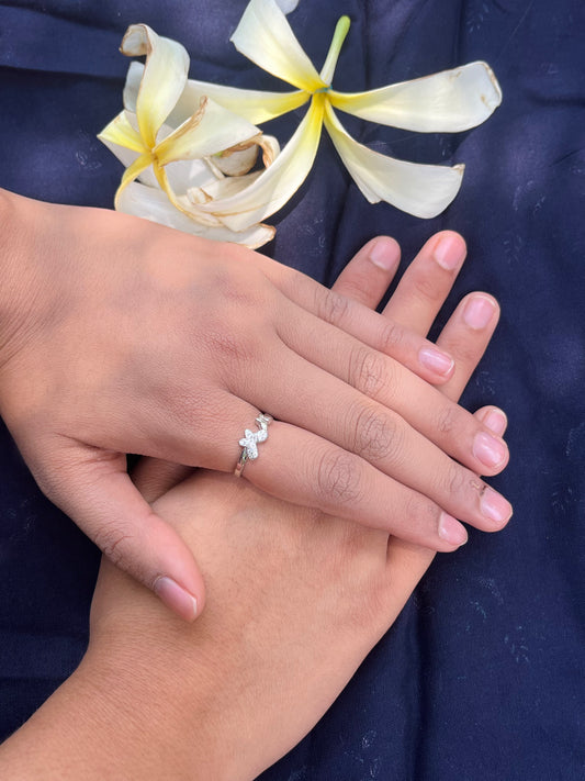 Eternal Flutter Silver Ring