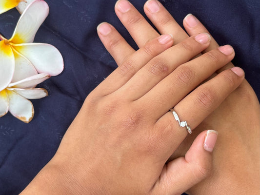Whispering Silver Ring