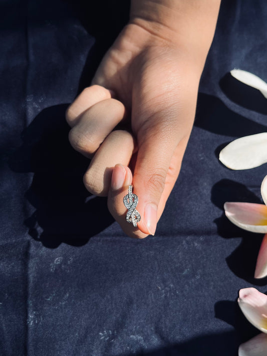 The Adore Heart Silver Ring