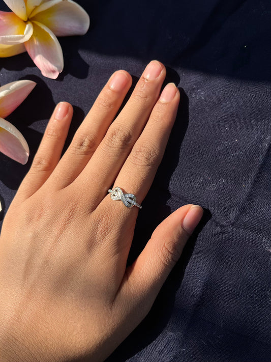 The Adore Heart Silver Ring