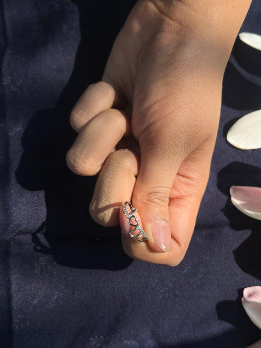Silver Love Ring