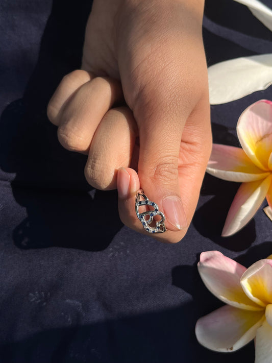 Heartfelt Silver Ring