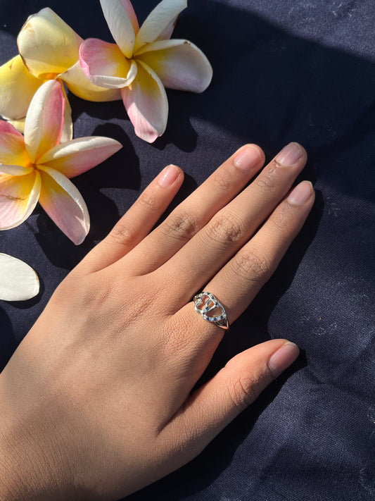 Heartfelt Silver Ring