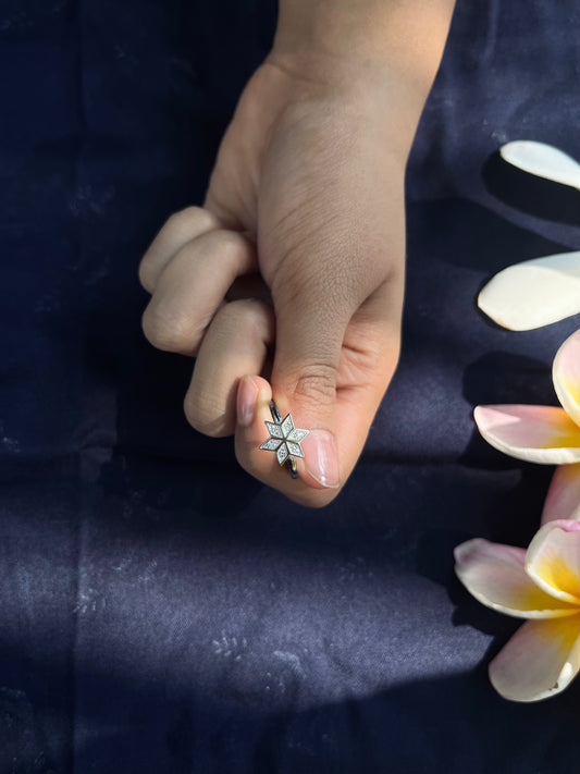 Star Whisper Silver Ring