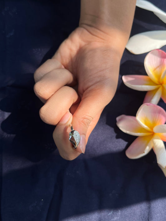 Sterling Leaf Silver Ring