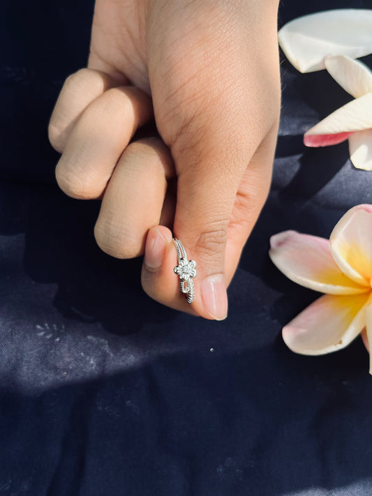 Silver Blossom Ring