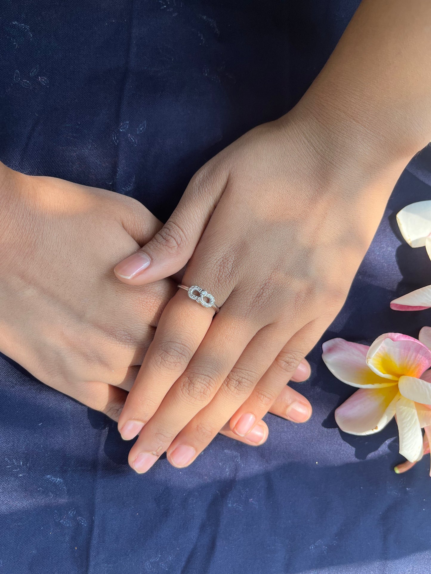 Starlight Infinity Silver Ring