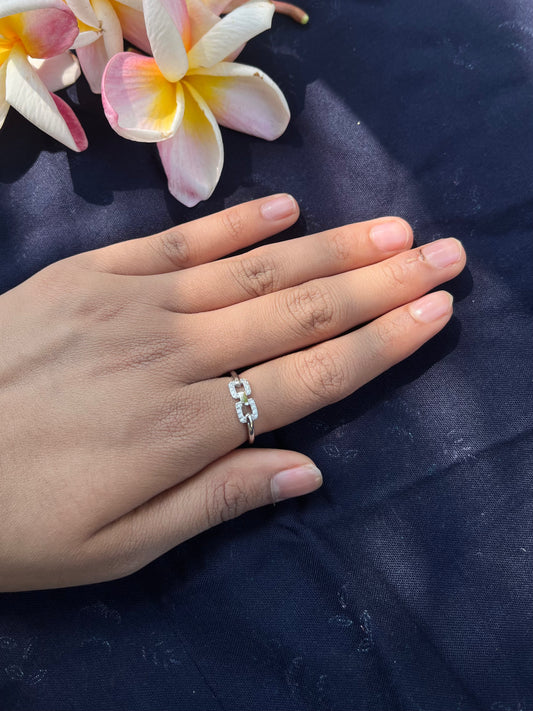 Sleek Silver Ring