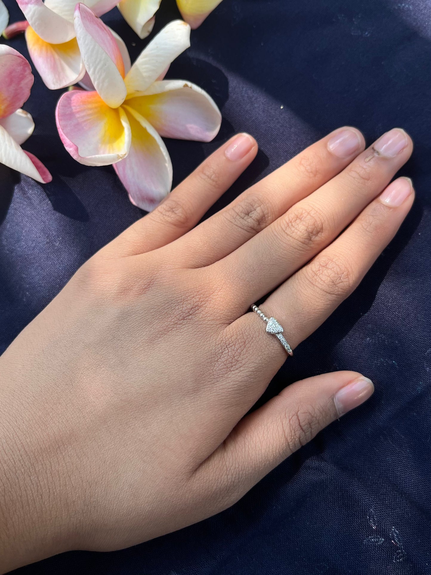 Classic Heart Silver Ring