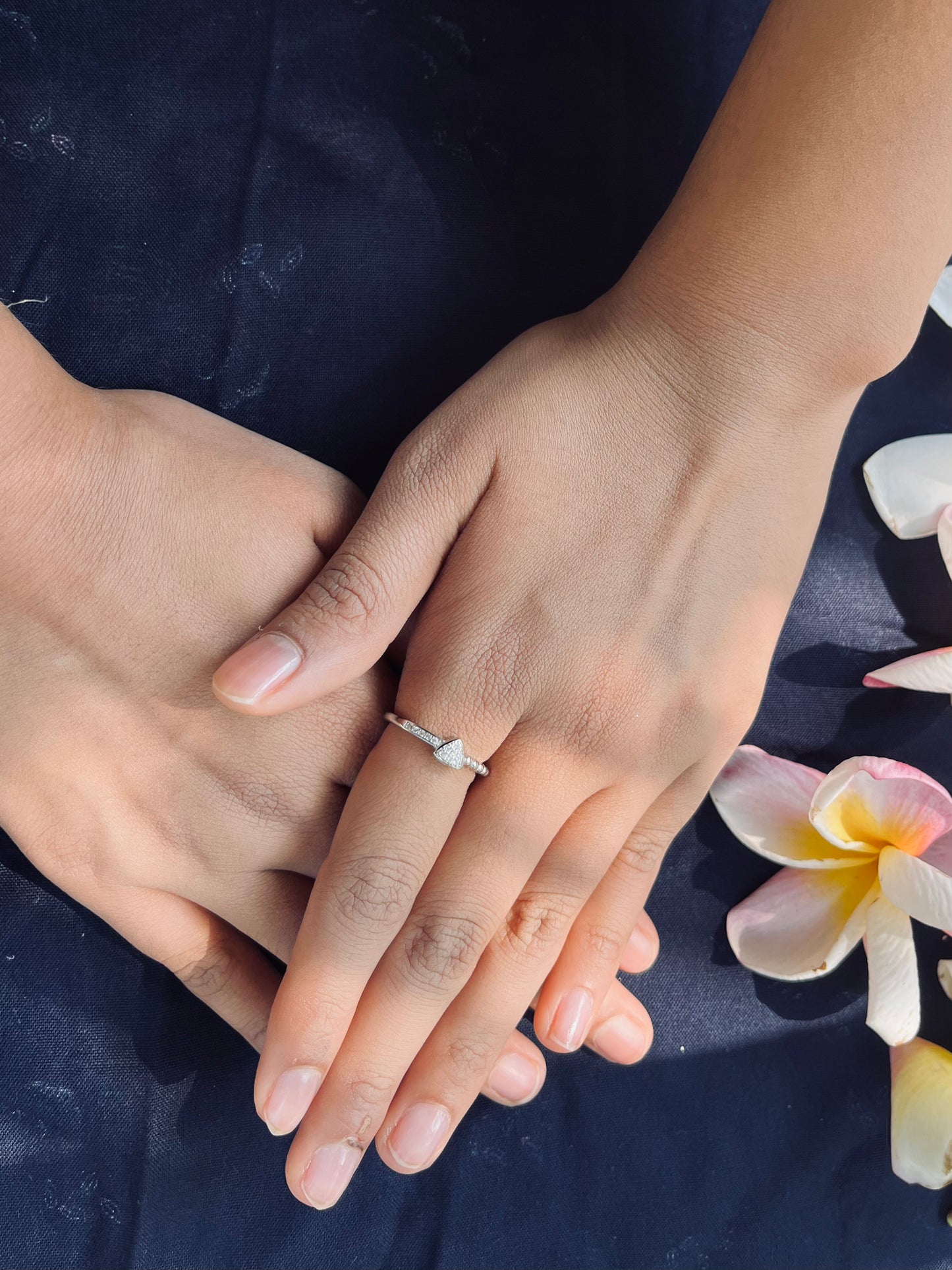 Classic Heart Silver Ring