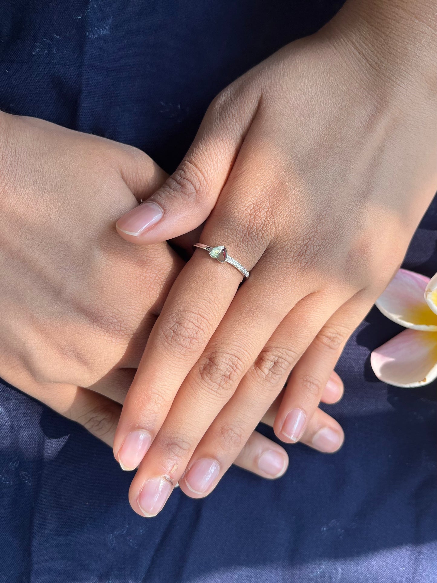 Pure Heart Silver Ring