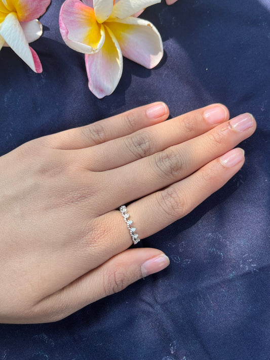 Silver Serenity Ring