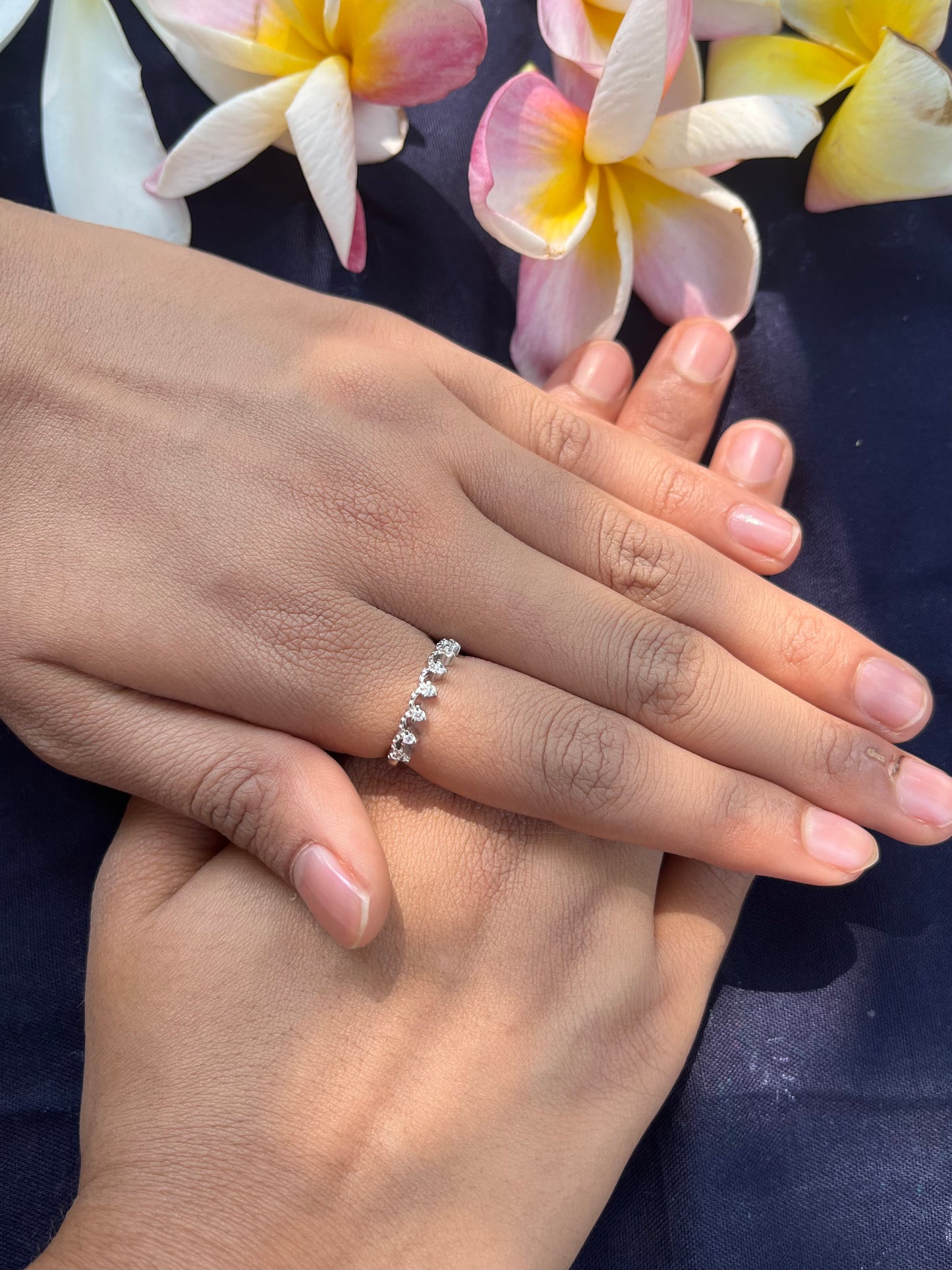 Silver Serenity Ring