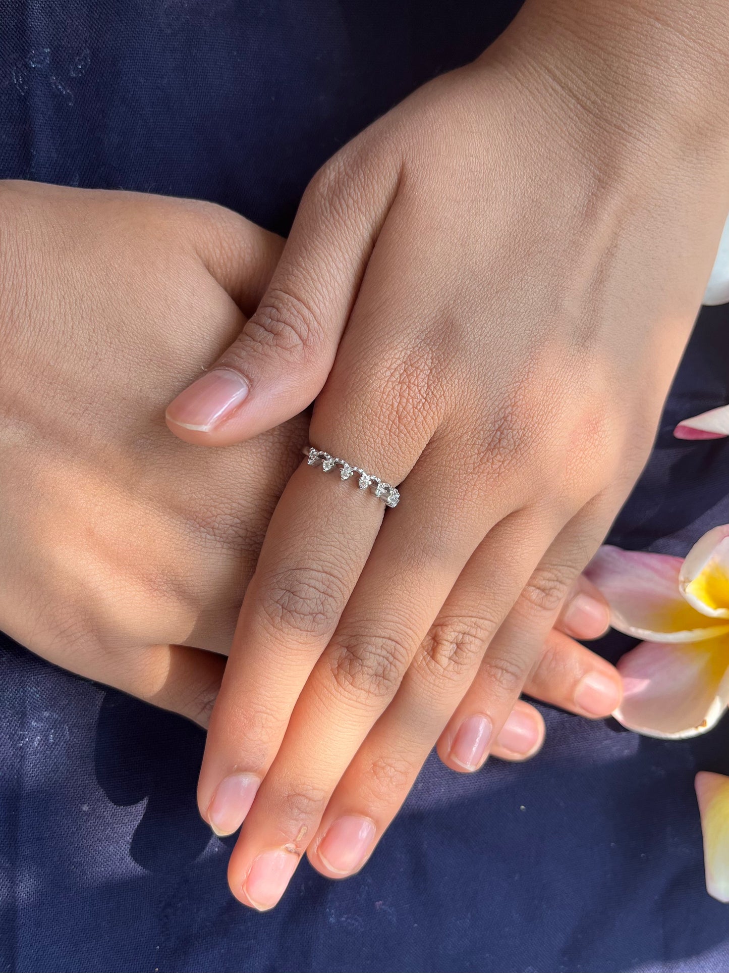 Silver Serenity Ring