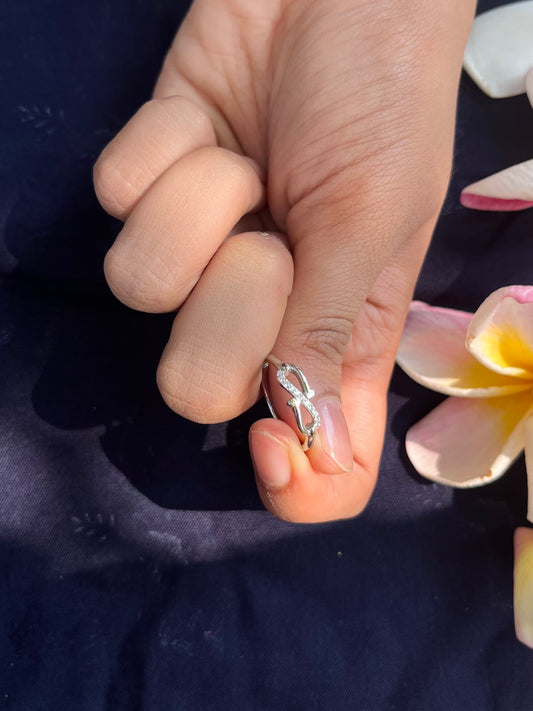 Sterling Infinity Silver Ring