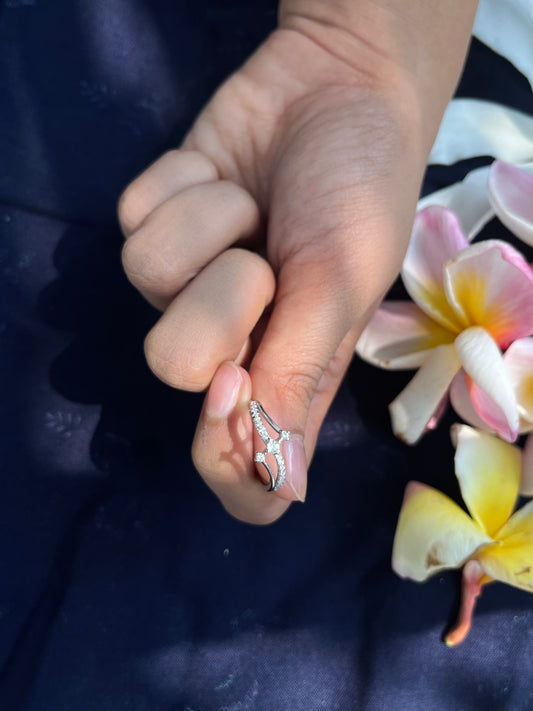 Silver Serenity Ring