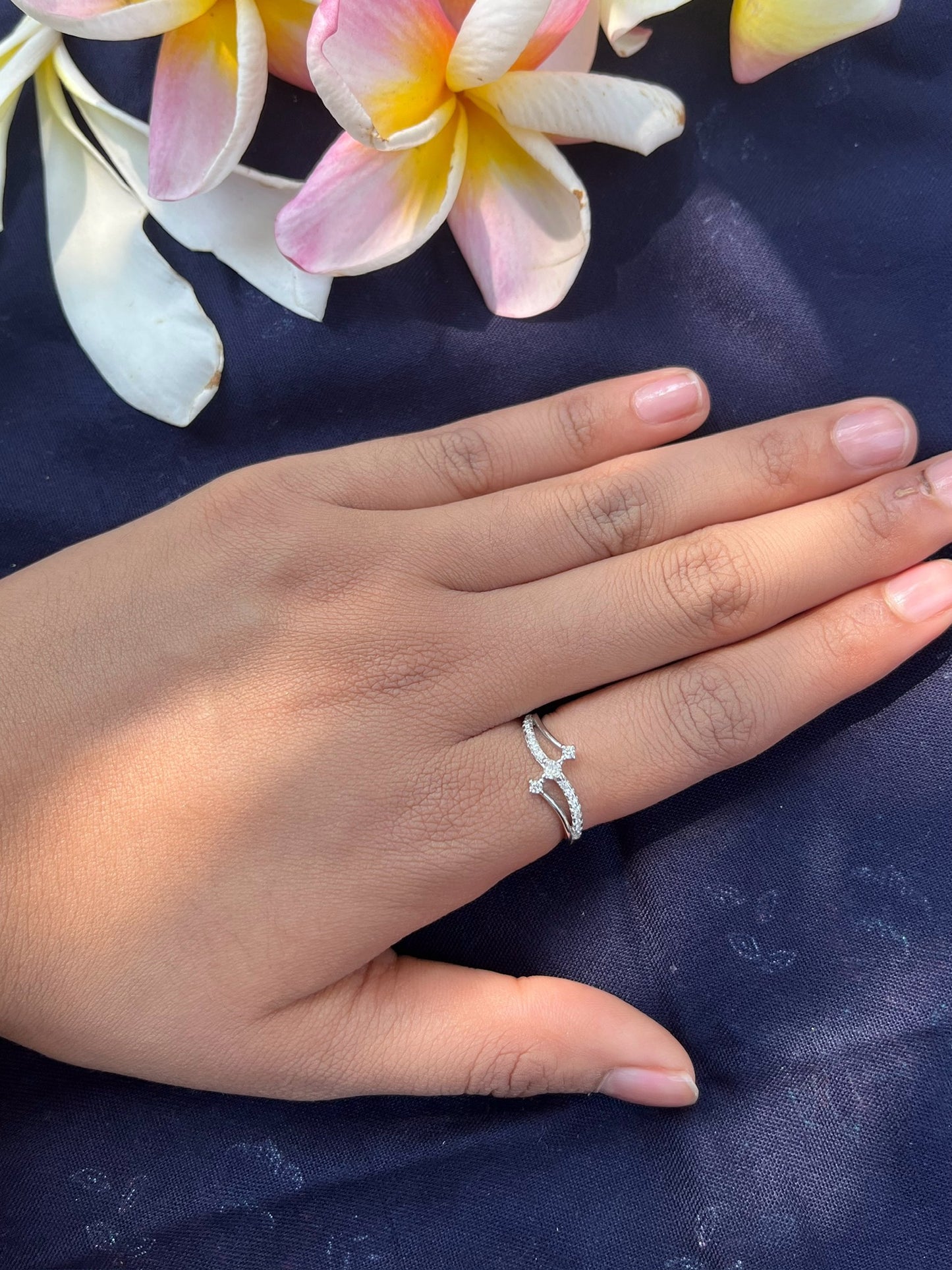 Silver Serenity Ring