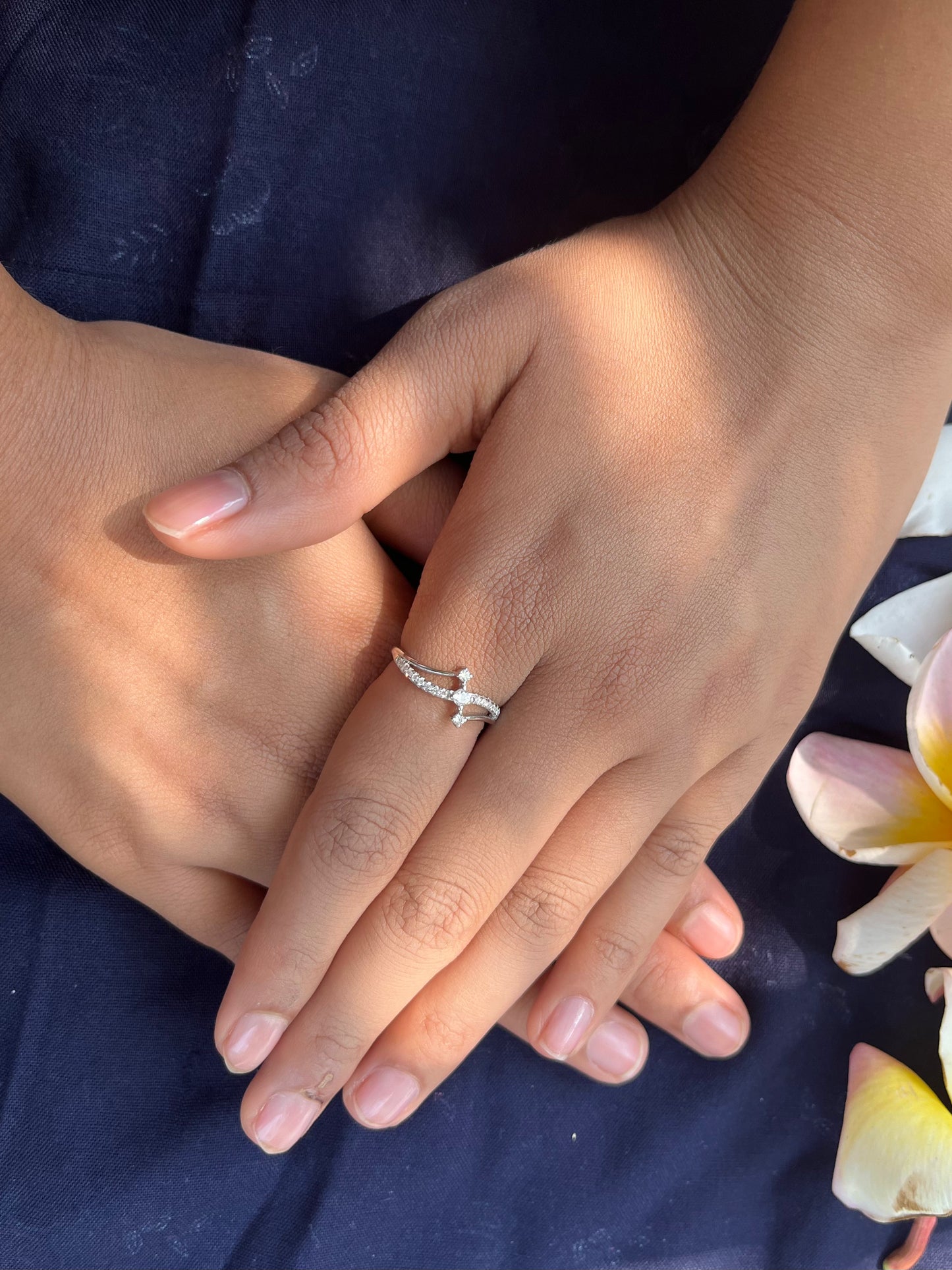 Silver Serenity Ring