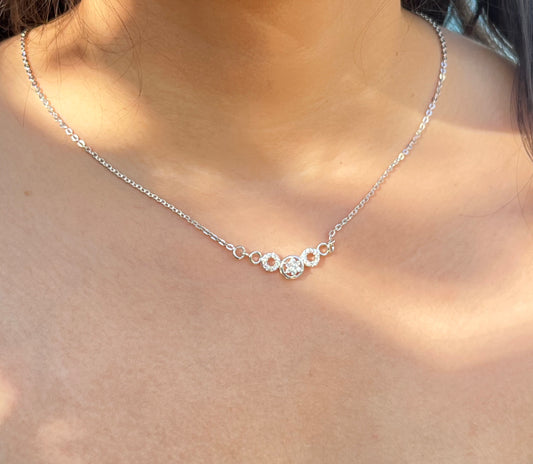 Royal Radiance Silver Necklace