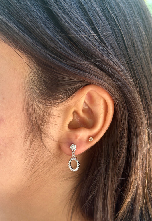Stunning Silver Drop Earrings