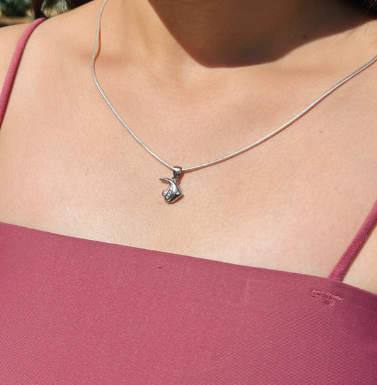 Silver Shark Necklace