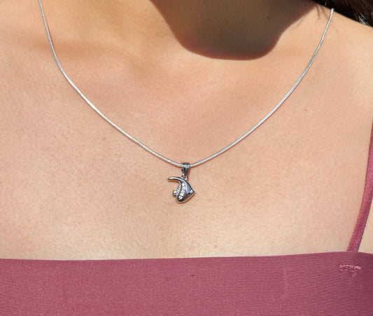 Silver Shark Necklace