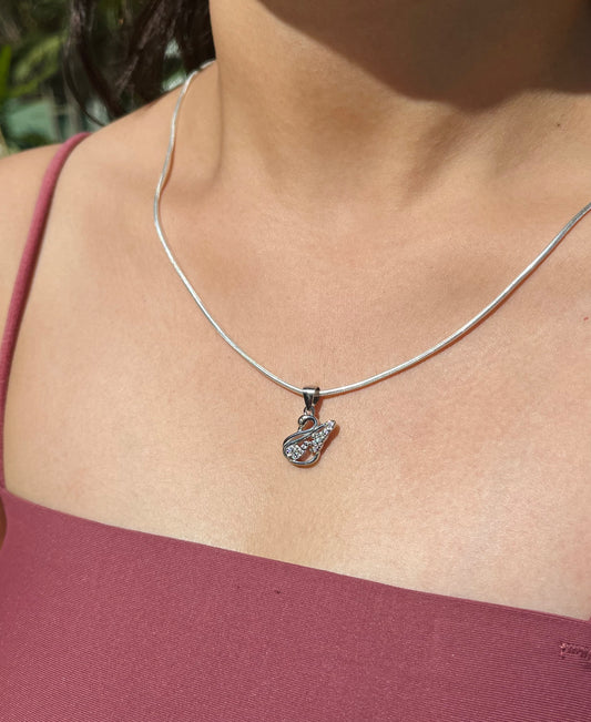 Swan Silver Necklace