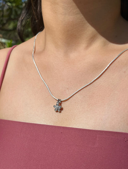 Silver Blossom Necklace