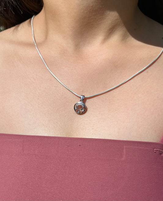 Silver Aura Necklace