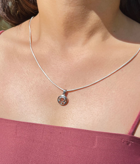 Silver Aura Necklace