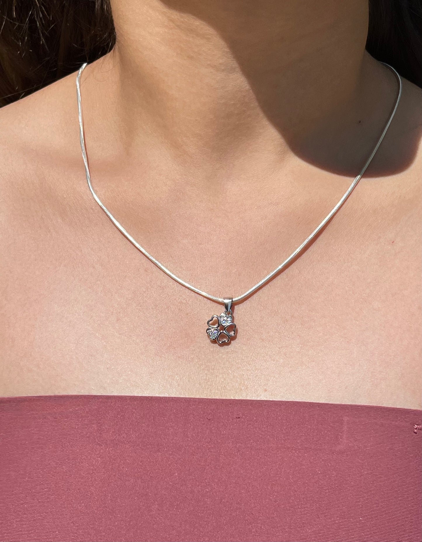 The Silver Leaf Necklace