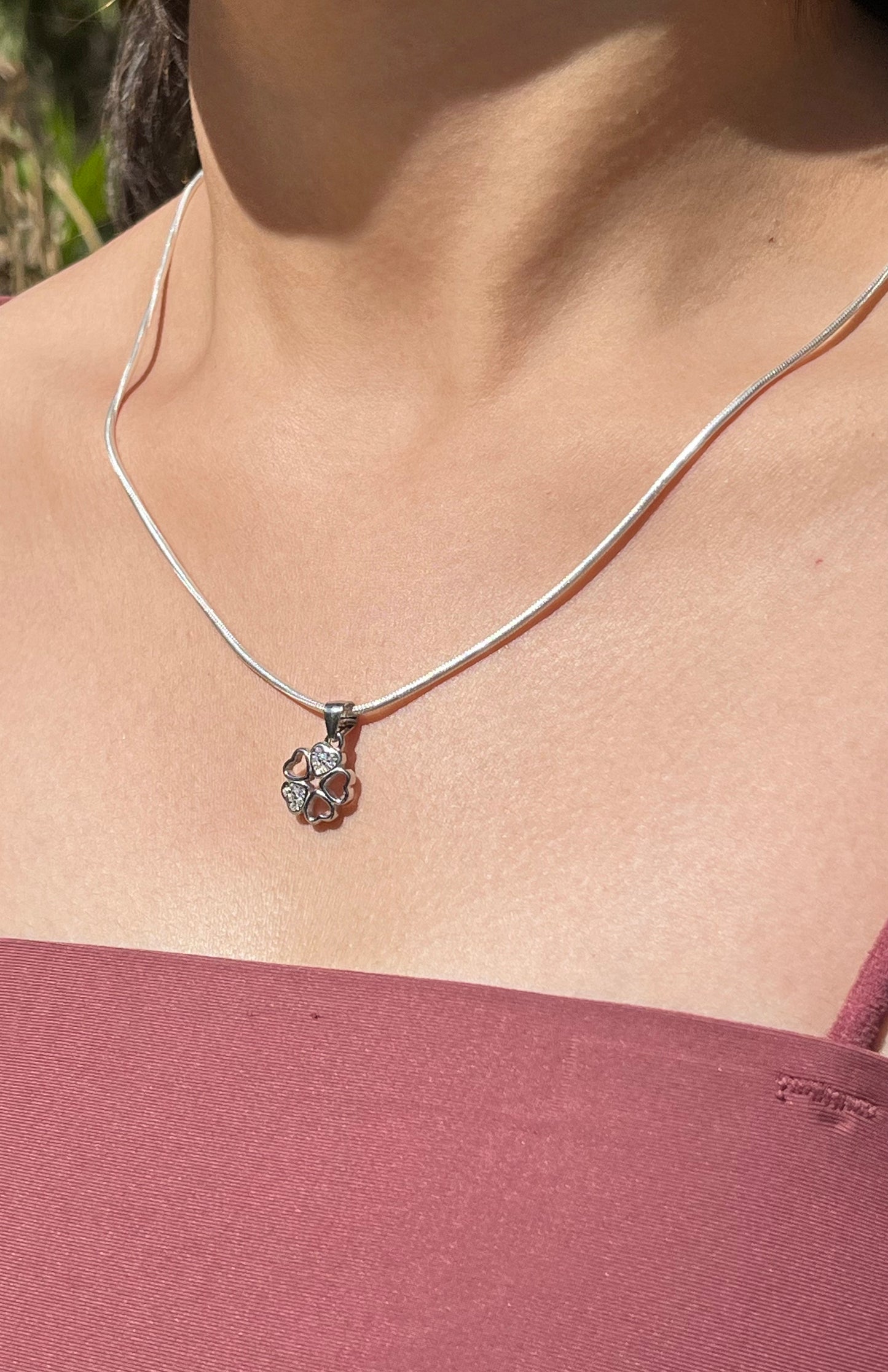 The Silver Leaf Necklace