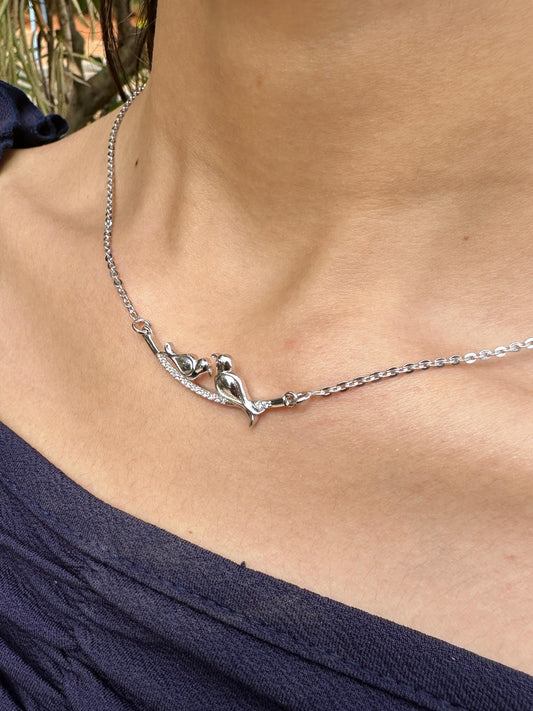 Silver Bird Necklace
