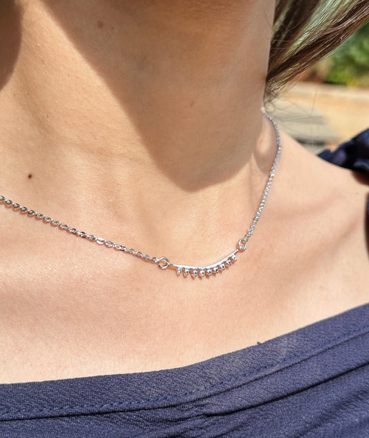 Solstice Silver Necklace