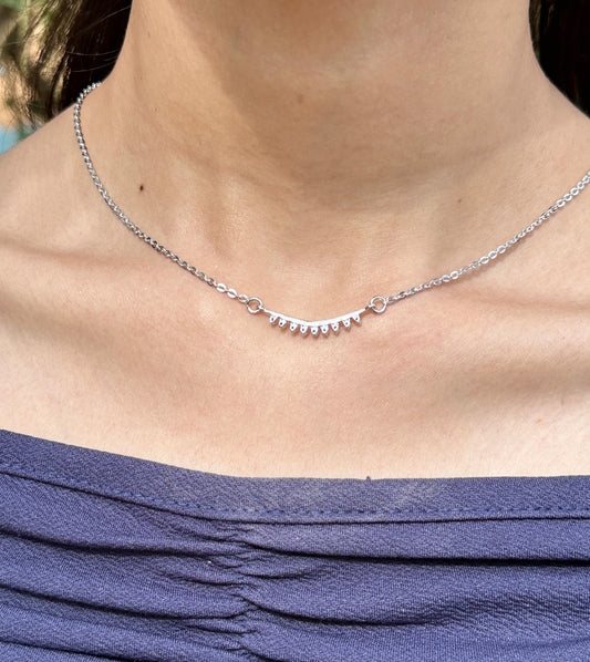 Solstice Silver Necklace
